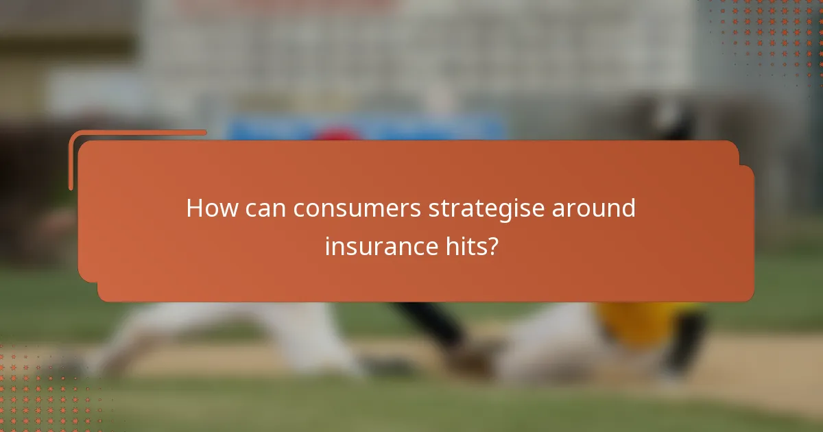 How can consumers strategise around insurance hits?